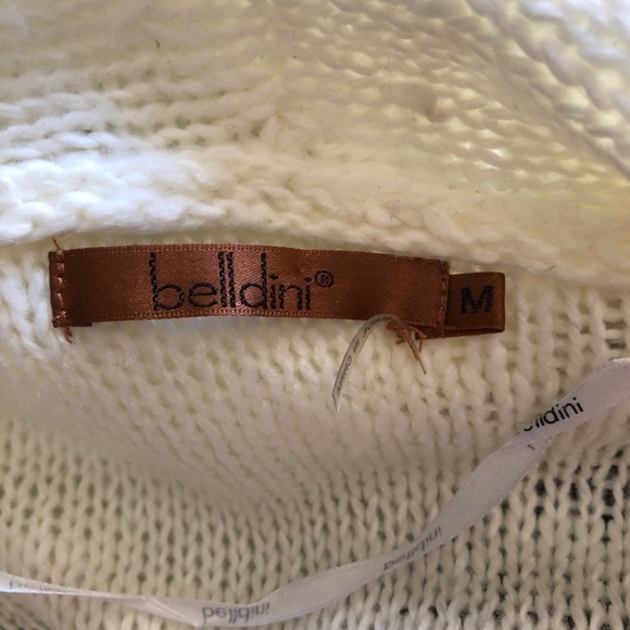 Belldini open front long cardigan cream duster size M - Picture 4 of 7